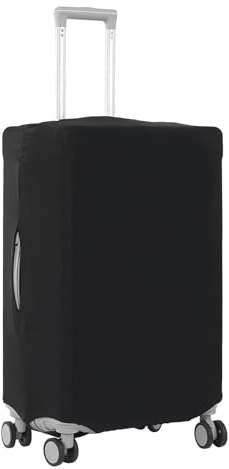 TESSTSY Suitcase Cover 29-32 Inch Luggage Covers for Suitcases Extra Large | Elastic Suitcase Cover, Dustproof Baggage Protective Sleeves, Travel Luggage Cover, Black Trolley Baggage Protector