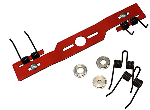 Kraftharke Quattro 44 cm für Rasenmäher Entmooser Blade Rasenlüfter Vertikutierer Umbausatz + Ersatz Federn