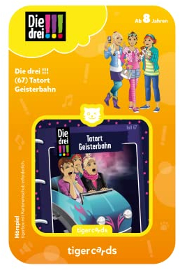 tigermedia tigercard Die drei !!! Folge 67 Tatort Geisterbahn Abenteuer Mädchen tigerbox Hörspielbox Audioplayer Hörspiele Hörbücher Kinderlieder