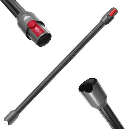 Qygba Ersatzteile Verlängerungsrohr für Dyson V12 Detect Slim Staubsauger, Saugrohr Länge 74 cm, Rohr Ersatz für Dyson V10 Digital Slim, Schnellspanner Verlängerungsstange Zubehör (Grau)