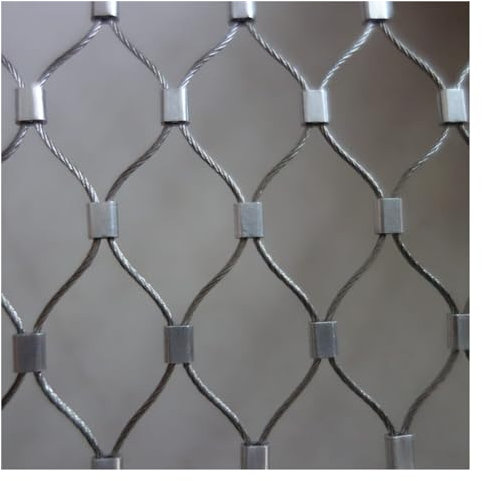 ZHZHXR Sturzsicheres Edelstahl-Sicherheitsnetz, DIY Dekorativ Gartennetz, 1.5mm Drahtdurchmesser 304 Edelstahl-Seilgeflecht Kann in Größe(Color:10cm,Size:0.8x2m)