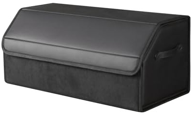 sunshine sky Auto Kofferraum wasserdicht, verschleißfest, faltbare Leder Aufbewahrungsbox, SUV Limousine Aufbewahrungsbox, Camping Organizer, Haushaltsklassifikationsbox (große Größe)