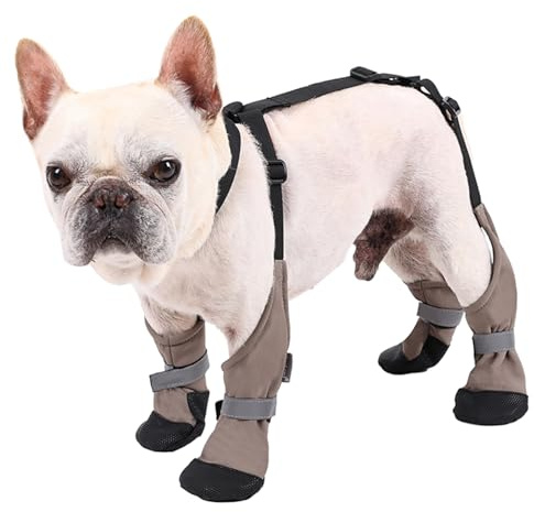 Hundeschuhe, wasserdicht, schmutzabweisend, rutschfest, warme Stiefel mit Hosenträgern, Hundepfotenschutzhülle, Haustier, Outdoor, Spazierengehen, Laufen, Wandern, Stiefel für kleine, mittelgroße