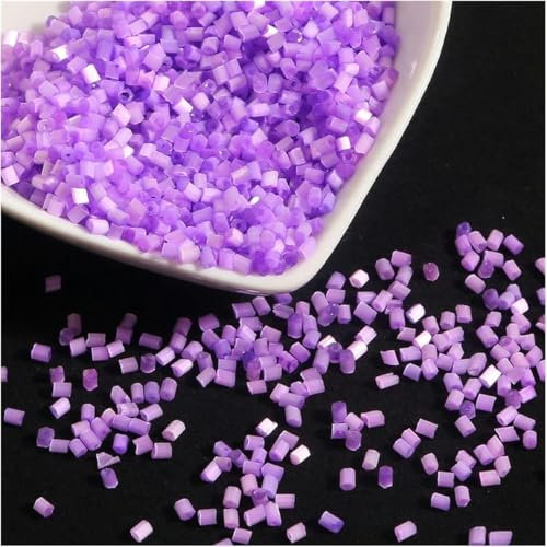 Approx. 3600pcs 2mm Opal Cat Eye Beads Czech Glass Beads for Jewelry Making DIY Bracelet Necklace Bag Clothes Sewing(Color : PR)-Pr