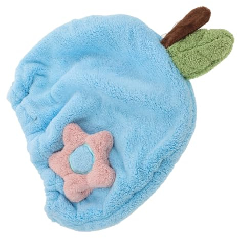 OATIPHO Kinder Haartrocknungshaube aus Dickem Korallenvlies Cartoon Motiv Schnell Trocknendes Haarhandtuch für Babys Warme Duschhaube zum Waschen und Trocknen