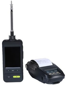 TIEOAXFT Rilevatore di Gas Industriale Portatile Pompa incorporata NO2 umidità di Temperatura SKZ1050E Analizzatore di biossido di azoto