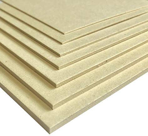 BRAMANTE Finnpappe, Holzpappe 2,0 mm 70 x 100 cm 10 Stück (1 Box)