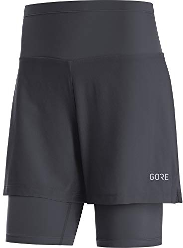 GOREWEAR R5 Damen 2in1 Shorts, Black, S