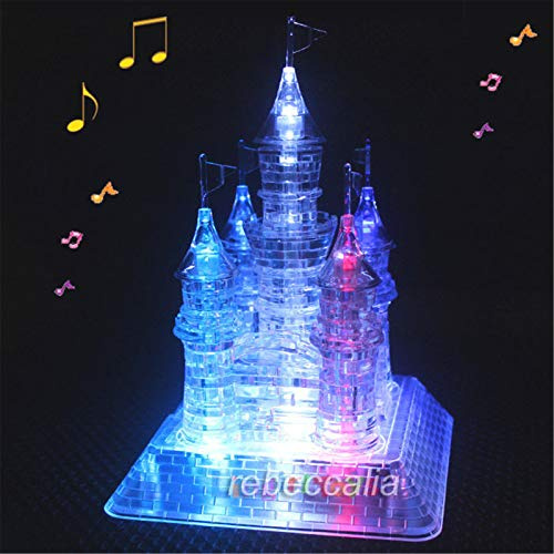 Winlauyet 3D LED kristall lås pussel musikbox pojke leksak gåva tålamod spel