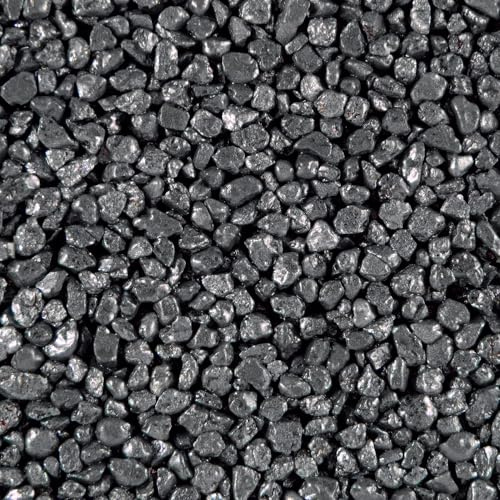 Terralith Steinteppich Marmor Komplett-Set für 1qm - Körnung: mittel - 4-6mm mit Polyurethan Bindemittel - für Außen in orange-weiß (mix venezia)