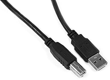 iTechCover® Printer Cable USB/PC Fast Data Sync Lead Adaptor For EPSON EcoTank ET-2710 All-in-One Wireless Inkjet Printer/Black / (3m / 9.8ft)
