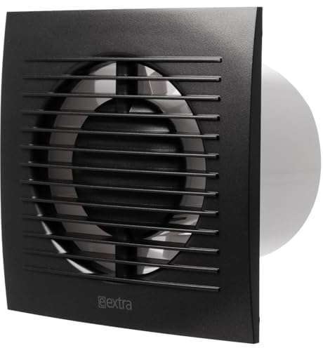 Steinberg14 Badlüfter Ø 100mm mit Feuchtigkeitssensor und Zeitnachlauf (Timer) - Anthrazit Ventilator