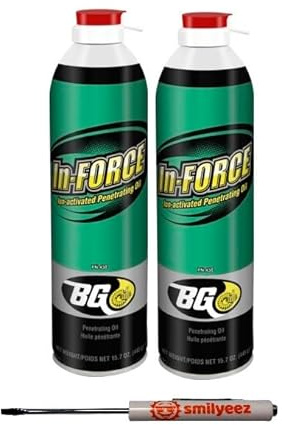 Smilyeez Listing for BG in-Force PN 438 Ion Activated Penetrating Oil (2 Cans) and Pocket Screwdriver