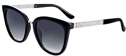 SQUAD Sonnenbrille Für Damen Erwachsene Quadratisch Fashion Mit Brillenetui