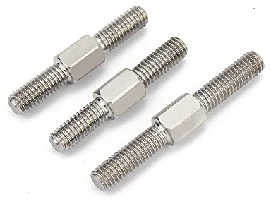1/2 Stück M4 M5 M6 M8 M10 M12 M16 Länge 30-150 mm Links- und Rechtsgewinde Doppelende Gewindestange Positive und negative Gewindestange Stehbolzen Schraube (Color : M8 x 70 2pcs)