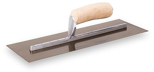 Marshalltown Curry Style Trowel, 35.6 x 12.7 cm, for Plastering and EIFS, Made in USA, 103CST