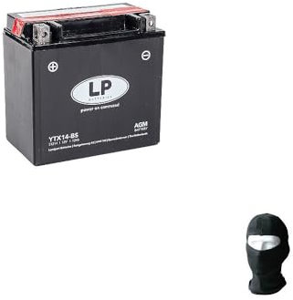 Kompatibel mit Kawasaki ZZR/ZZR ABS 1400 2006 bis 2021 Batterie bereits gebrauchsfertig LP YTX14-BS Batterien 12Ah 12V Speziell für DIY Motorrad Roller 150 x 87 x 145 mm