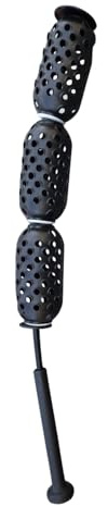 Aero Swing Baseball Swing Trainer, Bat Swing Air Resistance, Baseball Training Equipment, Training Aid for Speed, Accuracy, Baseball Bat Weight - All Black - Pro