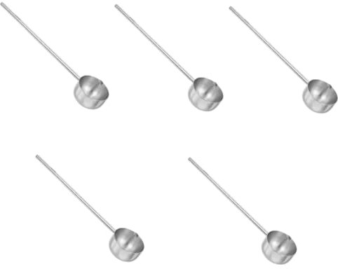 Ciieeo 5St Löffel aus Edelstahl küchenlöffel breilöffel Suppenlöffel Mini-Löffel Schaufeln Küchengerät Wasserkelle aus Metall Haushalt Öllöffel kleine Werkzeuge Löffel trinken Kochlöffel