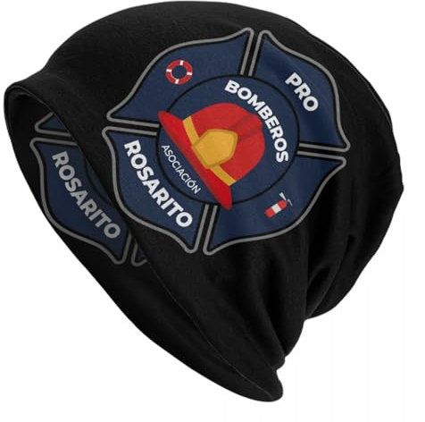 Bomberos Feuerwehrmann Skullies Mützen Mützen Unisex Winter Warme Strickmütze Hip Hop Erwachsene Feuerwehrmann Feuerwehr Hut Mütze Kappe Personalisiertes Freund