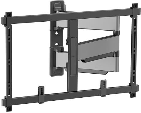 Vogel's TVM 5647 Schwenkbare TV-Wandhalterung für 40–77 Zoll Fernseher | Schlank Und Stabil, Bis Zu 180° Schwenkbar, 45 kg Tragkraft, TÜV-Zertifiziert, VESA 600x400, Präzise Nachjustierung