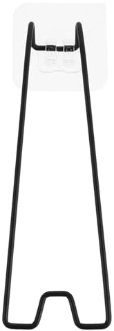 Amosfun Supporto per Cornice Foto da Tavolo 7 Pollici Cavalletto in Acciaio Nero con Installazione Senza Fori Staffa Stabile per Album E Poster Design Elegante E Portatile per Decorazioni Interni