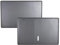 Plaque de cuisson en fonte, striée et lisse, revêtement émaillé, utilisable des deux côtés, avec évacuation de la graisse, plaque en fonte, longueur 32 cm x largeur 50 cm x hauteur 2 cm