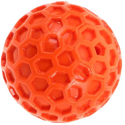 SUPVOX Pelota para Perros Medianos Sonido De Juguete De Goma Masticable para Limpieza Dental para Jugar Exteriores