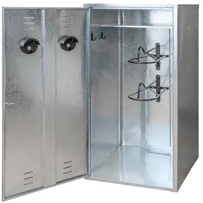 VOSS.farming Westernsattelschrank 75x75x150cm für 2 Westernsättel extra breit
