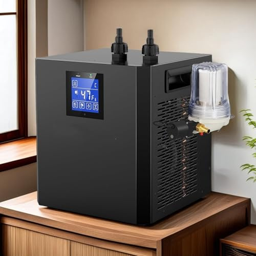 Hydravex Cold Plunge Chiller for Tubs, Ice Bath Chiller with Filter and Water Pump, Insulated Hoses Improve Cooling Performance, Recovery Water Cooler for Athletes DoubleWaterPump