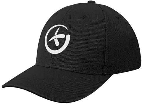 ROBEIUO Géocaching - Conception de Logo Tribal en Blanc. Casquette de Baseball Casquette Tactique Militaire Casquette personnalisée Femme Plage Homme