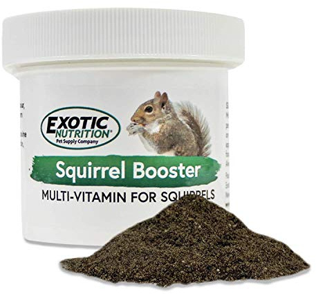 Squirrel Booster (2 oz.) - Complete Multivitamin - Powdered Vitamin & Mineral Supplement for Pet Squirrels