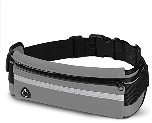 E Tronic Edge Laufgürtel für Damen und Herren, Geldgürtel und Laufgürtel, Wander-Gürteltasche, Halterung für Handy, Geld und Schlüssel, verstellbare Gürteltasche, passend für die meisten Handy- und