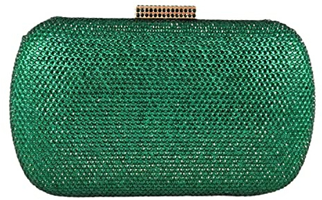 Boutique De FGG Strass Borse da Sera Donne Pochette e Clutch in Cristallo per Feste Borsa da Matrimoni Borsetta da Sposa,Mini