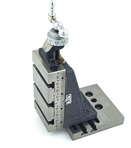 New Design Mini Vertical Milling Slide with Base Plate- Direct Mounting on 7 x 14 Mini Lathe Machine (((Fixed Type- No Clamps)))