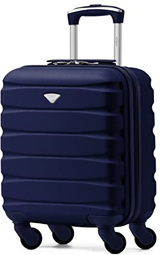 Flight Knight Leichtes Starres ABS-Handgepack Mit 4 Radern, Zugelassen Fur Uber 100 Fluggesellschaften, Darunter Air France, Ryanair Und EasyJet, 45x36x20cm