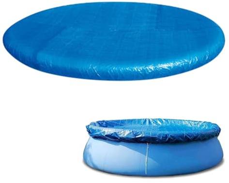 Abdeckplane für Pool, rund, 457 cm, UV-beständig und reißfest