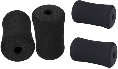 GYWHOOFT 4 Pezzi Di Cuscinetti Per Piedi In Schiuma Coperture Per Tampone A Rulli Cuscinetti Di Ricambio pad per esercizi palestra pad attrezzature