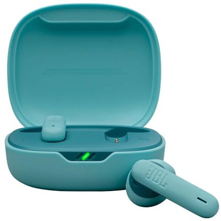 JBL Wave Flex 2, Auriculares inalámbricos True Wireless, Bluetooth, autonomía de hasta 40 hrs, Sonido Pure Bass, Smart Ambient, Resistentes al Agua y al Polvo, conexión multipunto, Azul