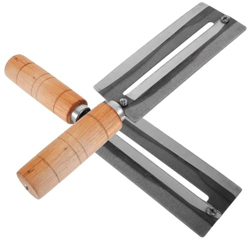 ABOOFAN Coupe-Canne à Sucre Et Éplucheur De Fruits en Acier Au Carbone 2 Pièces Manche en Gadget Cuisine pour Ananas Et Légumes pour Usage Domestique Et Professionnel