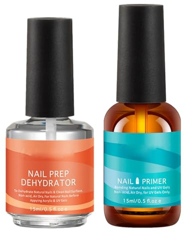 Nail Prep Dehydrator and Primer 15ml Gel Primer Manicure for Gel Nail Polish