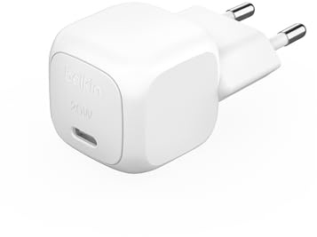 Belkin BoostCharge Cube USB C Wall Charger, 20W USB-C Charger, Power Delivery Charger for Apple iPhone 16, 16 Plus, 16 Pro, 16 Pro Max, Samsung Galaxy S24, iPad, AirPods and More