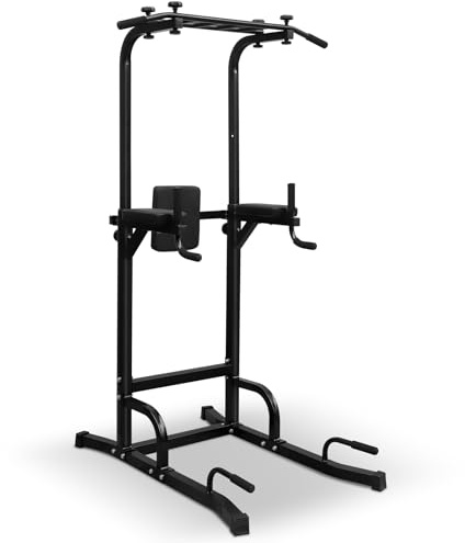 GYMFLEX Dip Station Multifunktions-Dip Ständer, Freistehend Fitnessgerät für Calisthenics und Krafttraining, geeignet für Home Gym