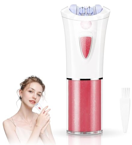 2026 Upgraded Epilator for Women,Smooth Glide Facial Epilator for Women with LED Light, Cordless & Portable, Gentle Epilator for Face/Lip/Legs/Arms/Underarms/Bikini Area for Smooth Hair Removal