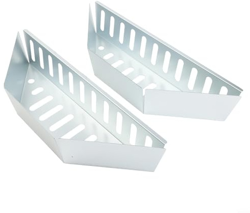 Filteilect Lot de 2 paniers à charbon de bois pour barbecue en plein air, accessoires de barbecue en acier inoxydable compatibles avec les barbecues bouilloires, design en maille robuste de 0,6 mm