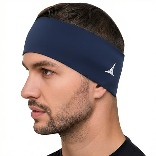 French Fitness Revolution – Fascia Testa Elastica Sportiva per Uomo e Donna – Fascia Antisudore per la Testa per Corsa, Basket, Yoga, Fitness – Fascia Assorbi Sudore – Prodotta in Europa