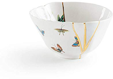 Seletti Kintsugi Ciotola in porcellana e oro 24 carati mod. 2 | Bowl Seletti Kintsugi in Porcellana e Oro – Ciotola di Design MarcantonioLa bowl Seletti Kintsugi è una raffinata ciotola di