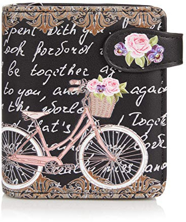 Shag Wear Junge Damen Geldbörse Small Purse und Designs Paris Bike Paris Fahrrad