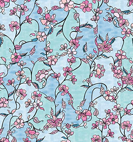 d-c-fix Window Privacy Film Kyoto Stained Glass Static Cling Removable Two Way Day and Night Sun UV-Blocking Decorative Vinyl Covering for Home Door Bathroom Decal Sticker 26.5 x 59