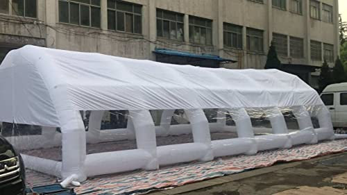Inflatable Hot Tub Swimming Pool Enclosure Solar Dome Cover Tent W/Blower New (Size: 26x20x10ft.)